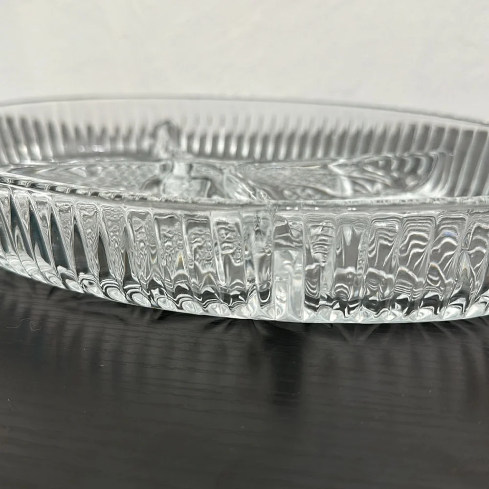 Libbey Clarion 4 Part Divided Serving Tray Vintage